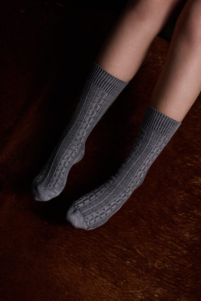 'Chunky Cable' Merino Socks - Tightology socks Tightology 
