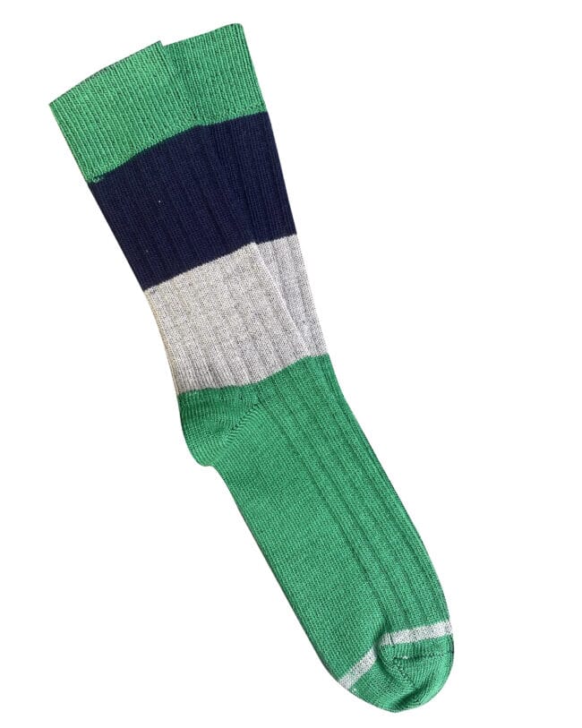 'Chunky Rib' Merino Socks - Tightology socks Tightology Green 