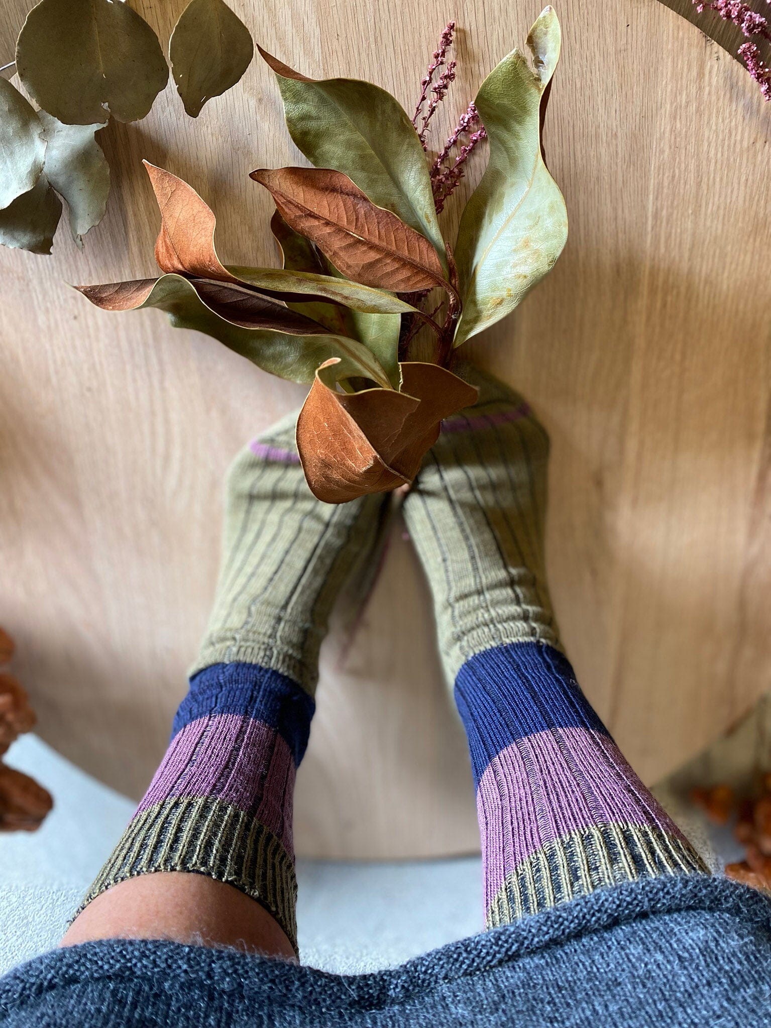 'Chunky Rib' Merino Socks - Tightology socks Tightology 