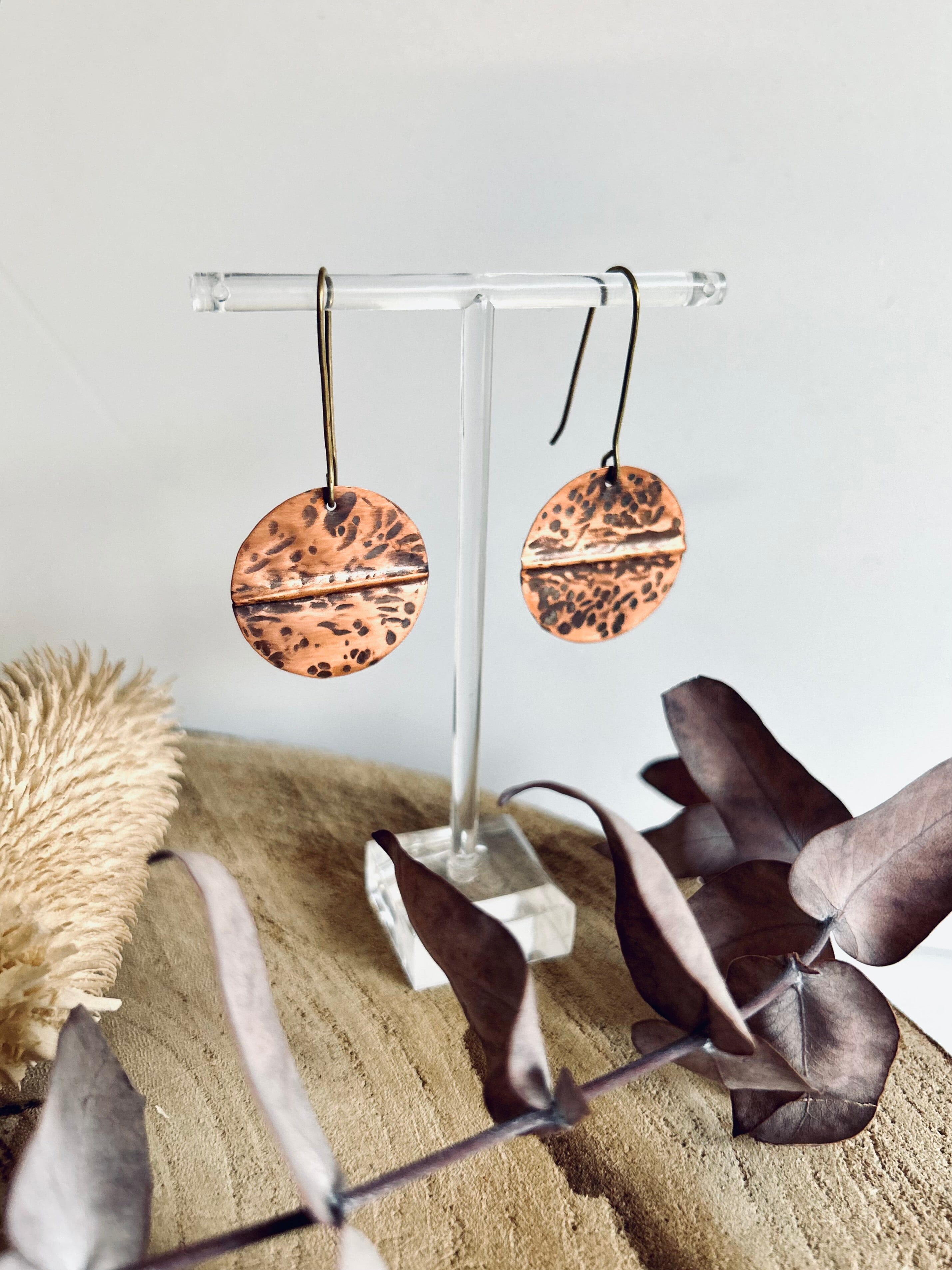 Recycled Metal Earrings - Earthly Designs Tasmania Earrings Earthly Designs Tasmania 