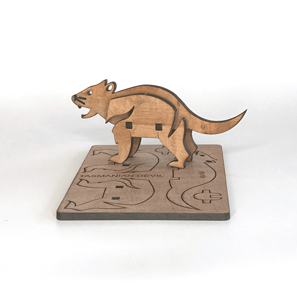 Tasmanian Timber 3D Animals - Parkinson Wood Co puzzle parkinson wood co 