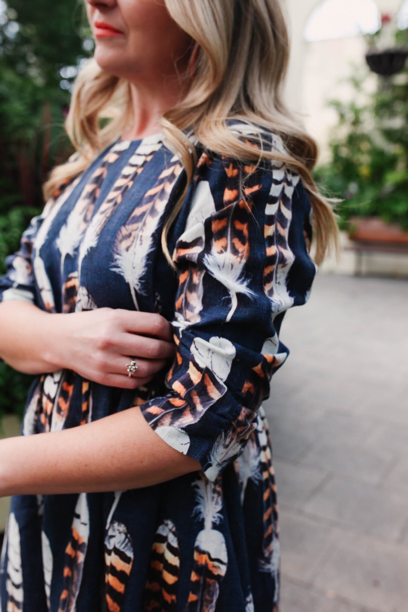 Organic Linen Peasant Dress - Kookaburra Feather Dresses The Spotted Quoll 