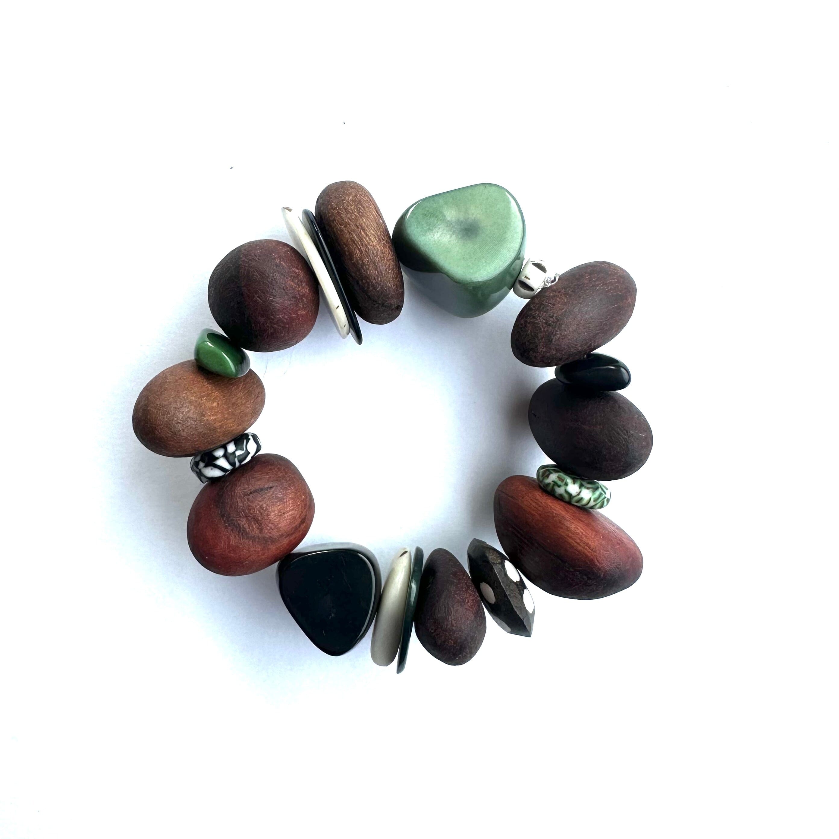 Eco Beads Bracelets - Fruit Loot Eco Beads The Spotted Quoll Forest ink 