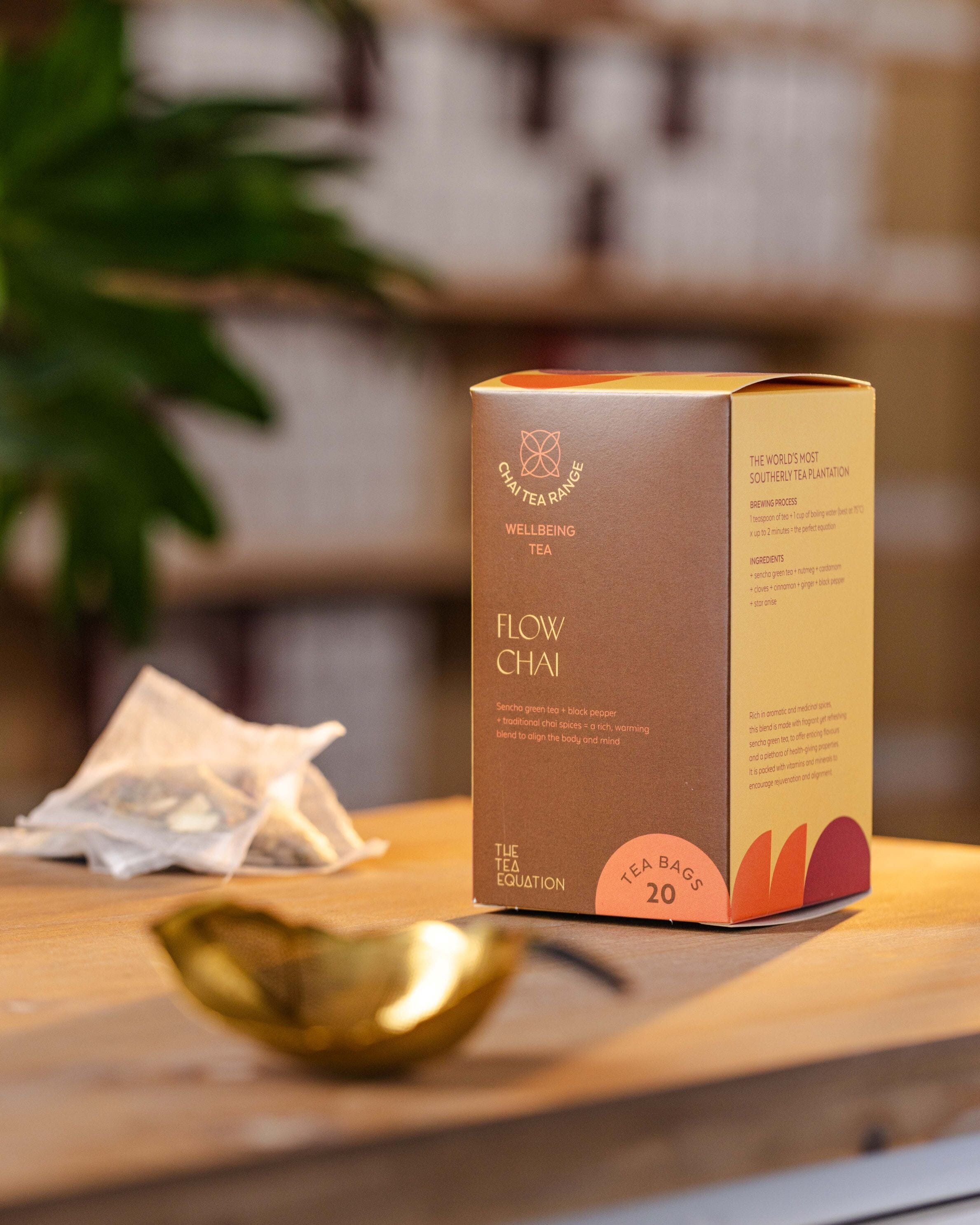 The Tea Equation - Tasmanian Teabags 20 Pack Tea Tea equation Flow Chai 