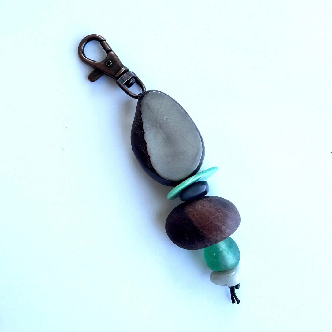 Eco Beads Key Ring key ring The Spotted Quoll Studio Urban Mint 