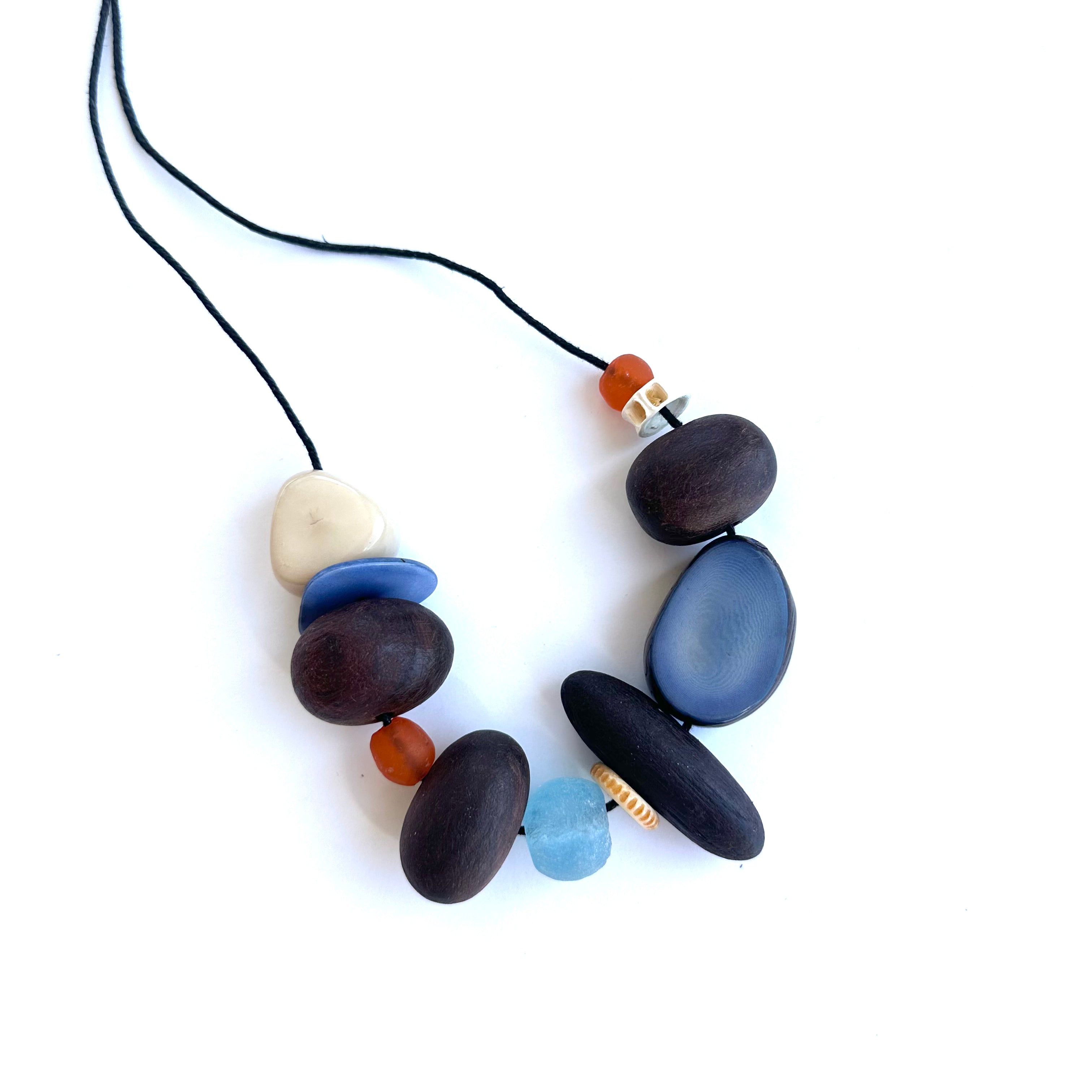 Eco Beads Necklaces - Fruit Loot Eco Beads The Spotted Quoll Sunset 