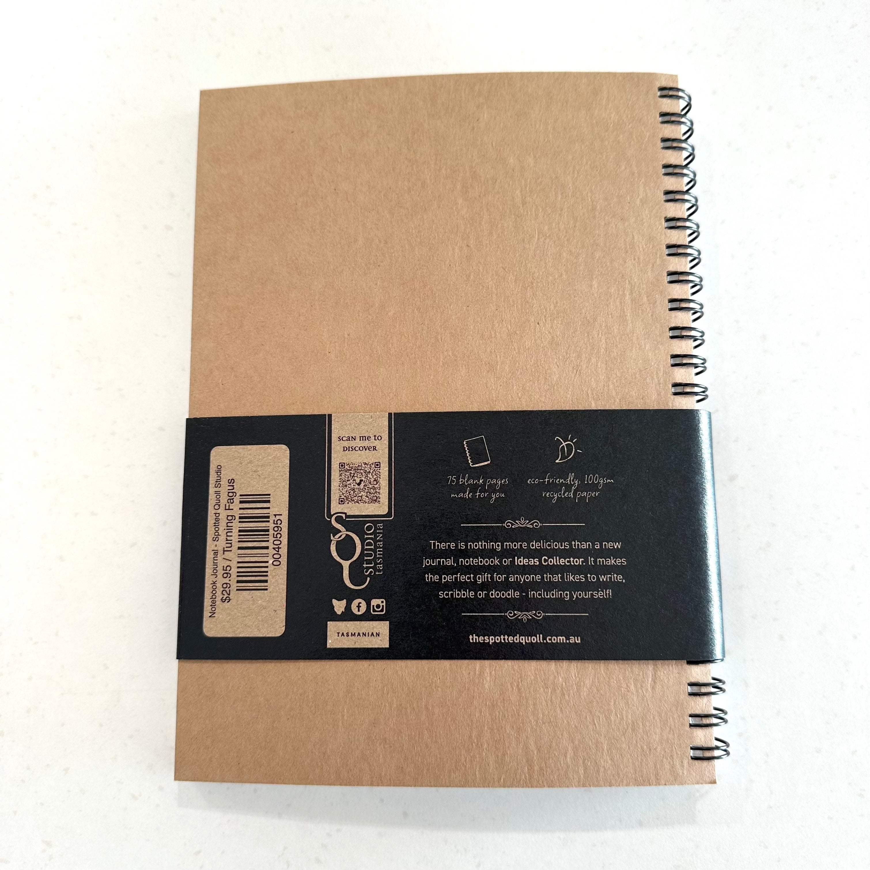 Notebook Journal - Spotted Quoll Studio Notebook The Spotted Quoll 