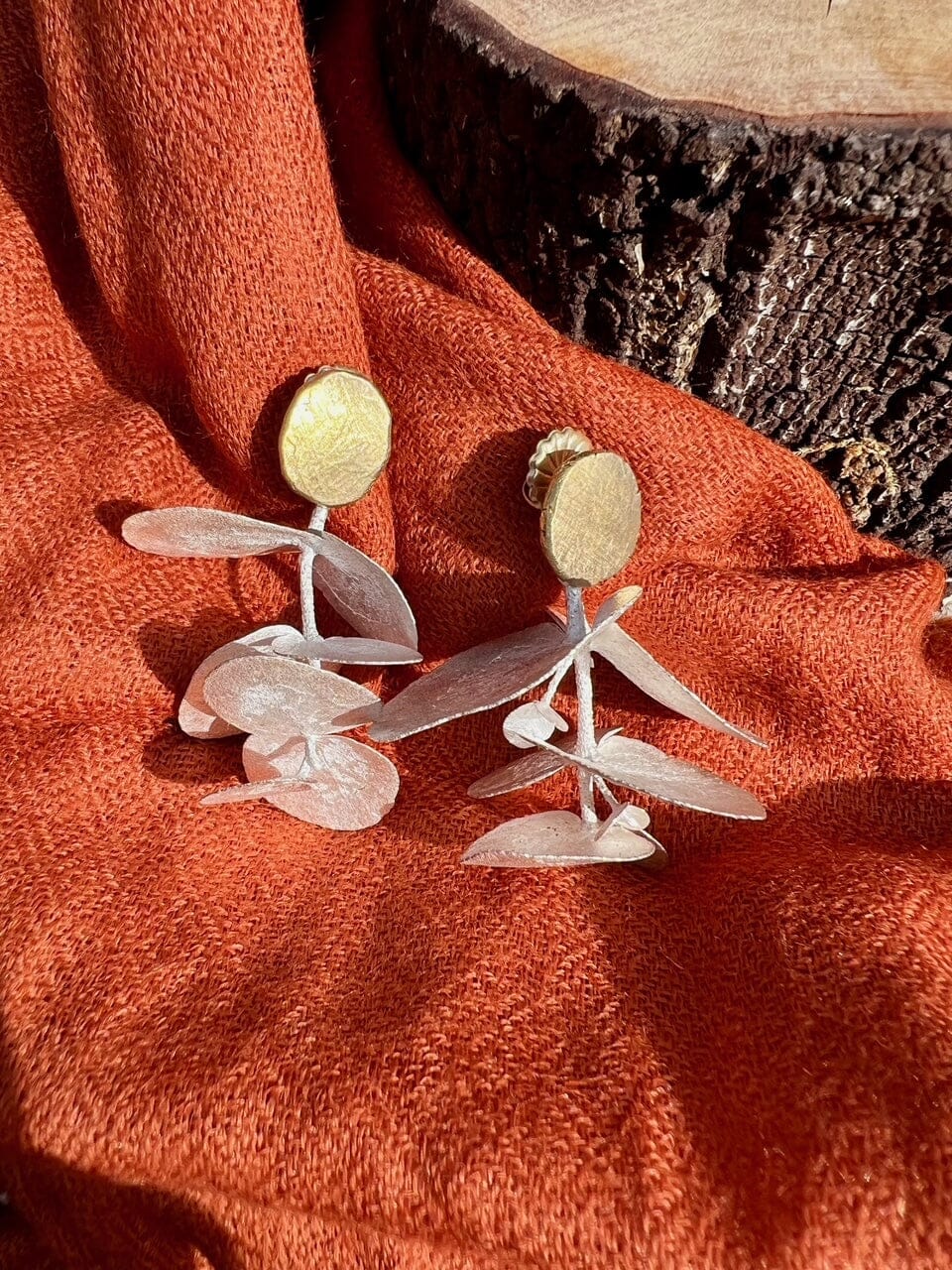 Botanical Threads - Anja Jagsch Earrings Anja Jagsch Gold Stud 1 