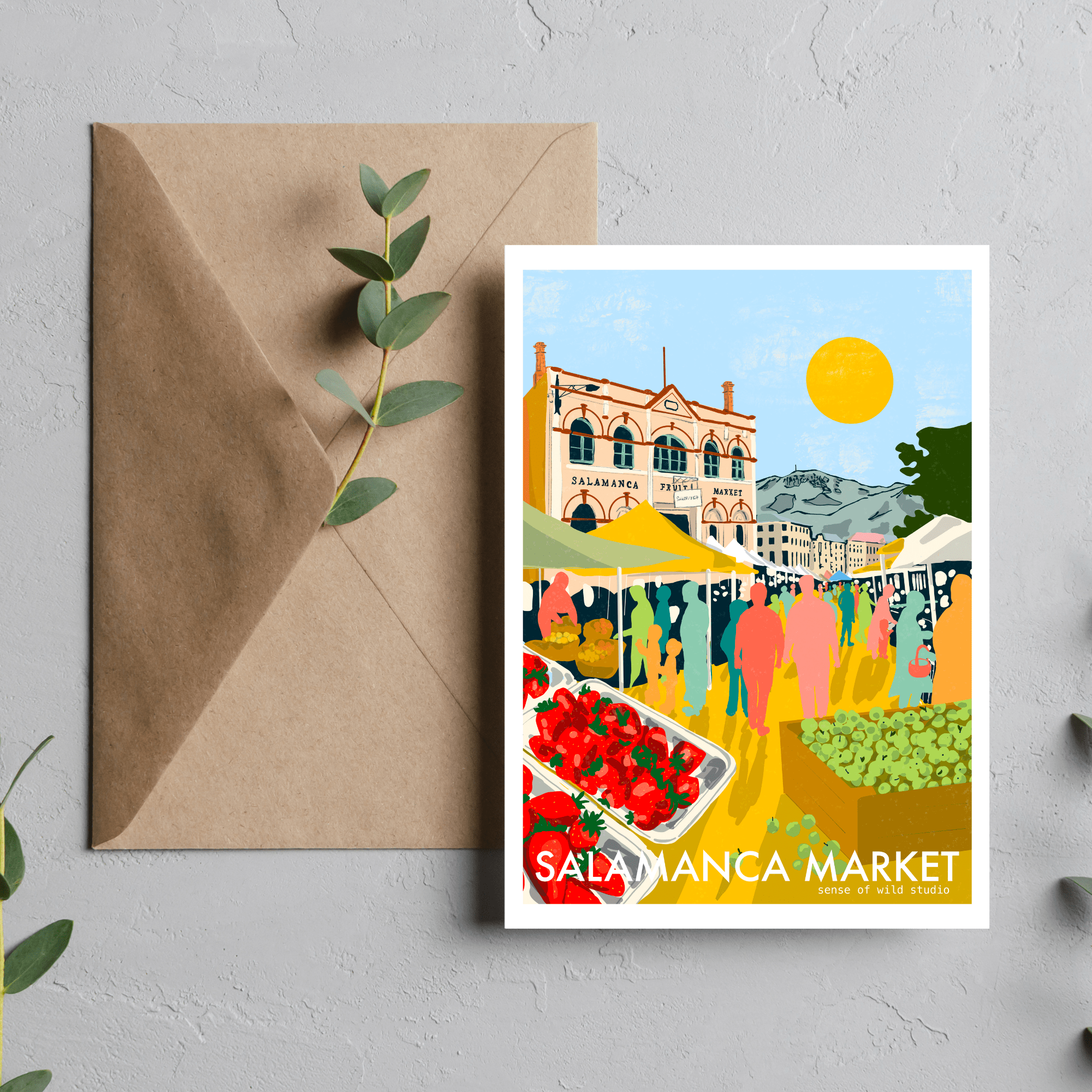 Cards- Sense of Wild greeting cards Sense of wild C6 Card Salamanca Market 