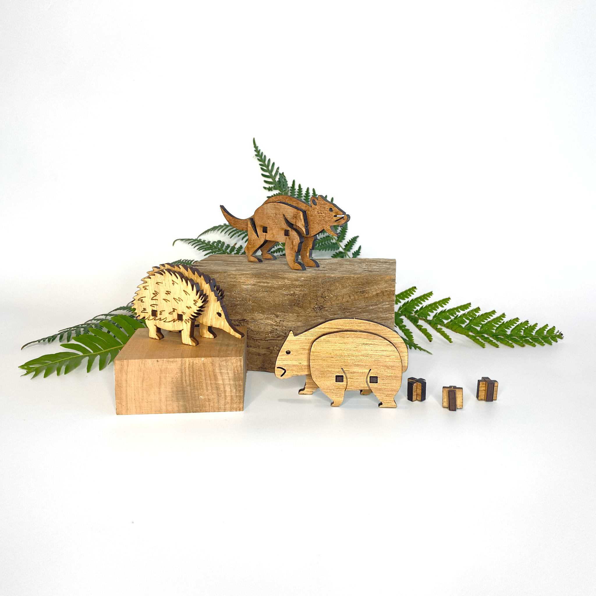 Tasmanian Timber 3D Animals - Parkinson Wood Co puzzle parkinson wood co 