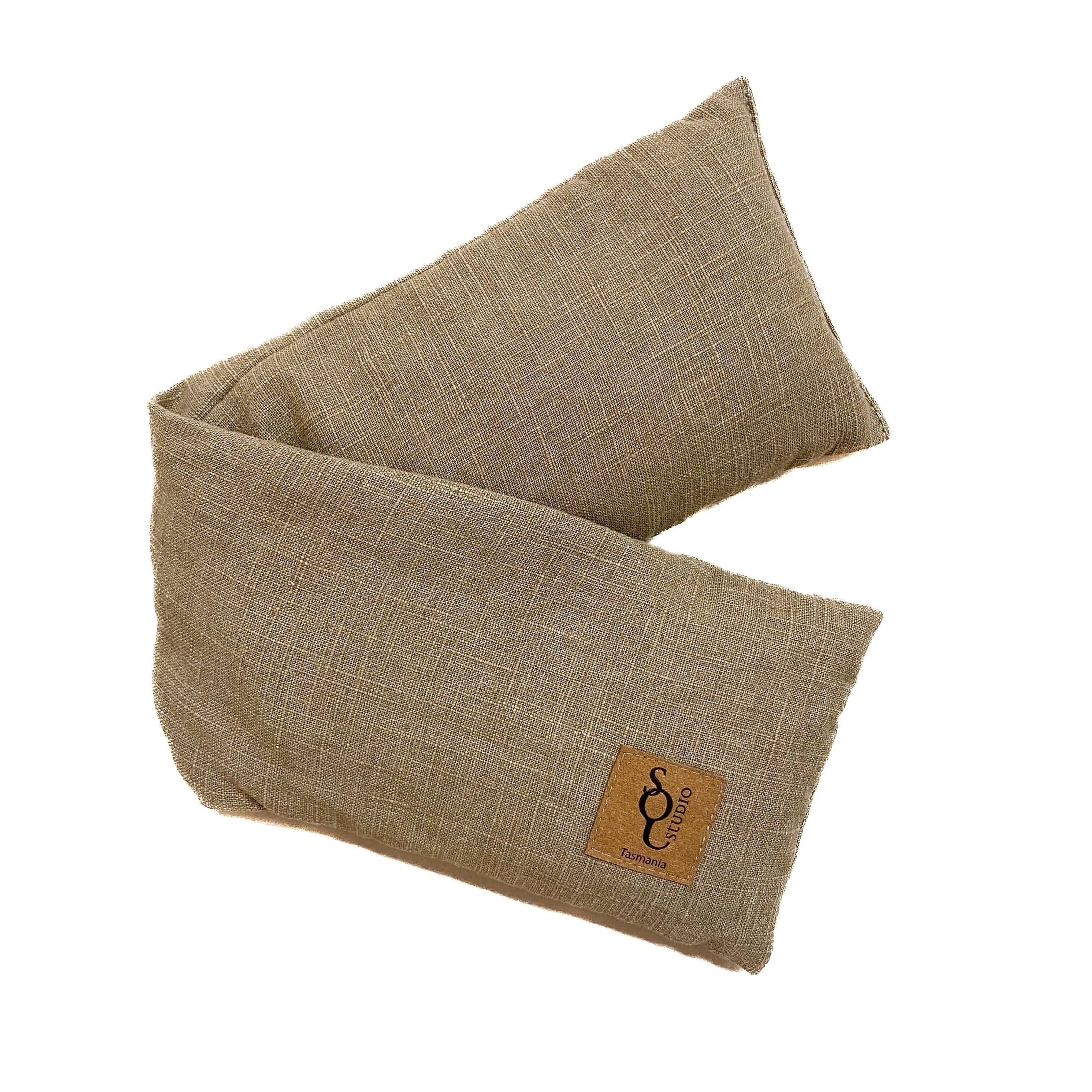 Aromatherapy Heat/Cold pack - Lupin & Lavender Heating Pads The Spotted Quoll Long Camel Slub 