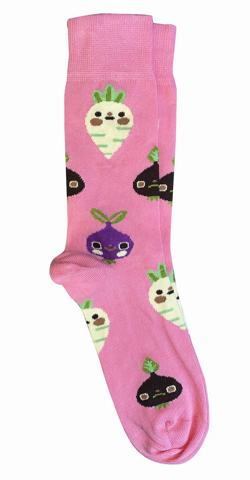 'Veggies' Cotton Socks - Tightology socks Tightology Pink 