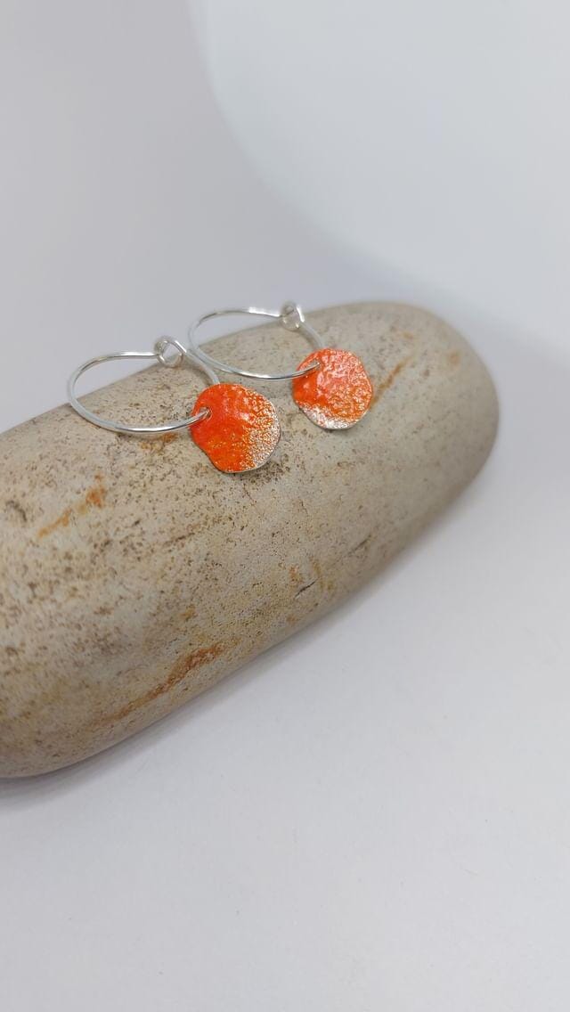 Bay of Fires Silver Earrings - Hulley Jewellery Earrings Hulley Jewellery Hoops 