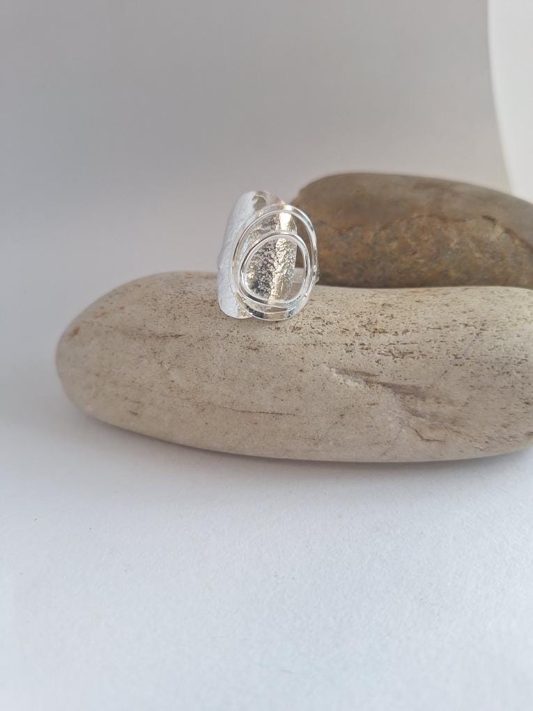 Boulder Silver Jewellery - Hulley Jewellery Jewellery Hulley Jewellery Boulder Ring (O) 