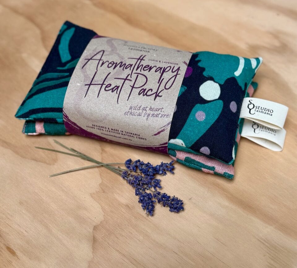 Aromatherapy Heat/Cold pack - Lupin & Lavender Heating Pads The Spotted Quoll 