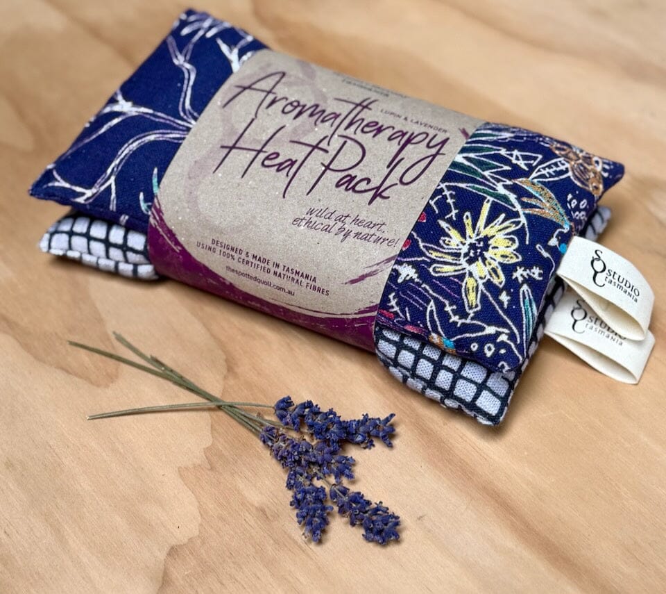 Aromatherapy Heat/Cold pack - Lupin & Lavender Heating Pads The Spotted Quoll 