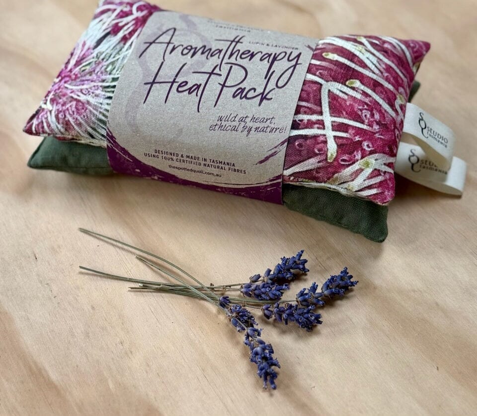 Aromatherapy Heat/Cold pack - Lupin & Lavender Heating Pads The Spotted Quoll 