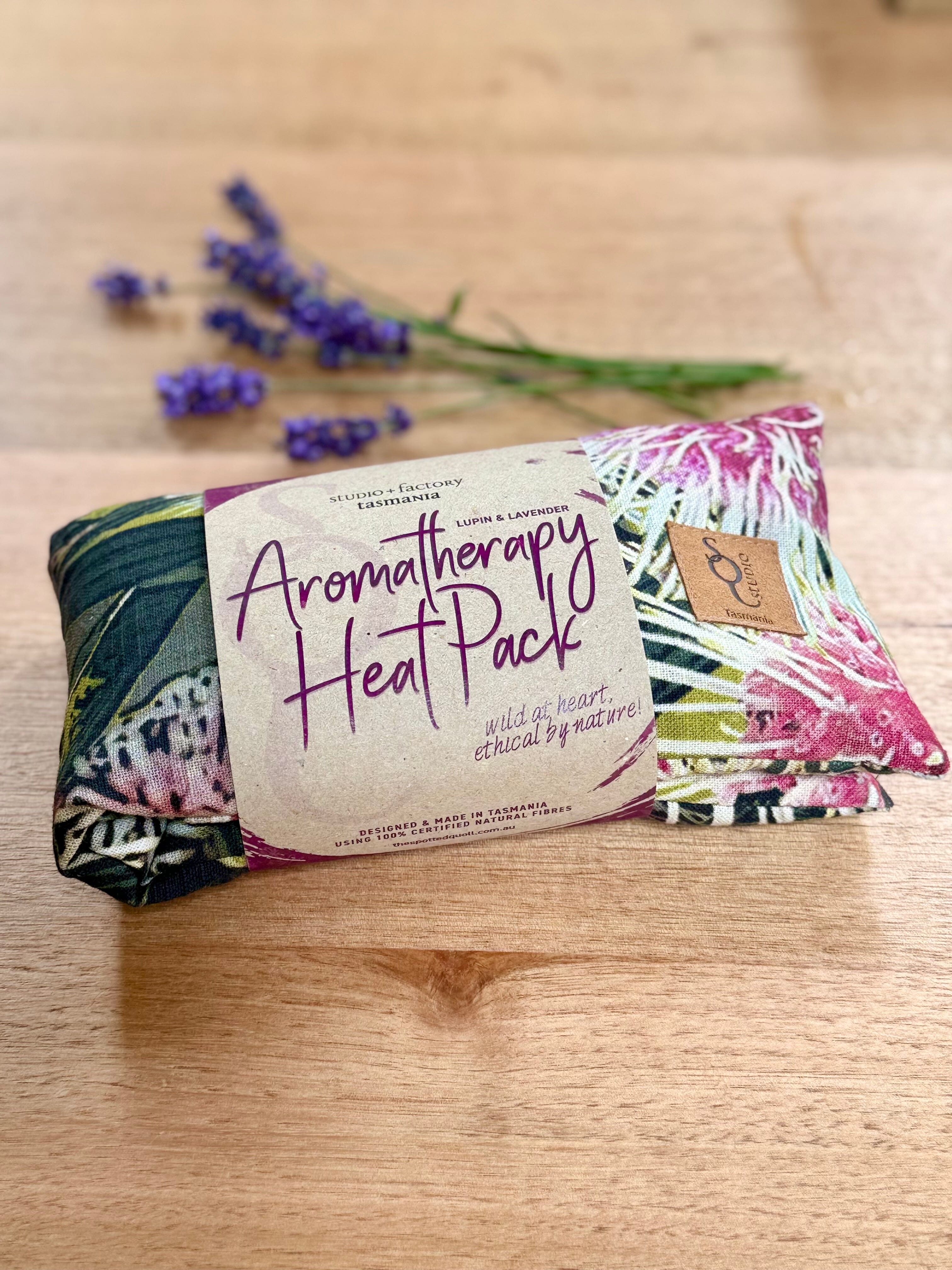 Aromatherapy Heat/Cold pack - Lupin & Lavender Heating Pads The Spotted Quoll Long Pincushion 