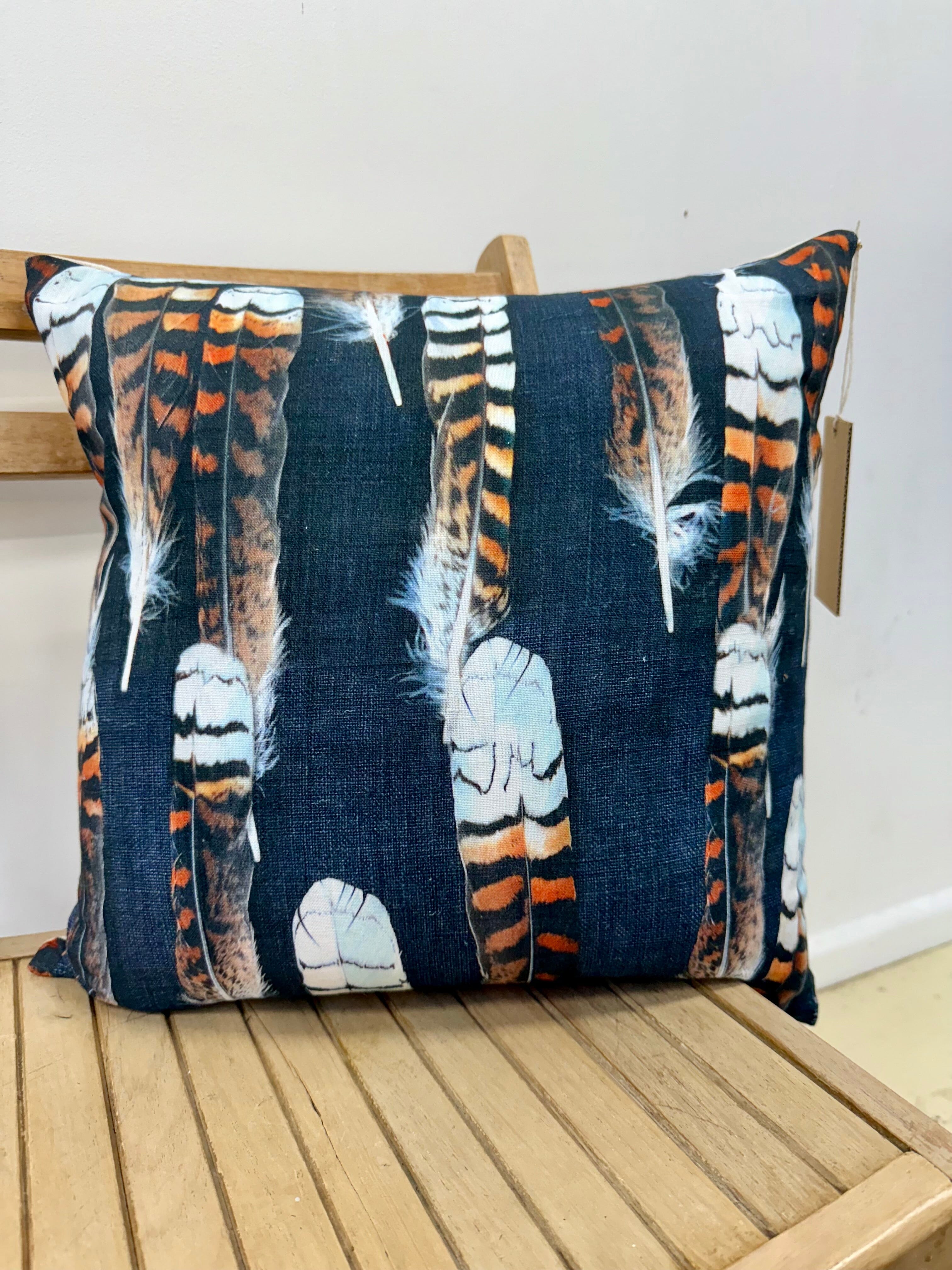 Kookaburra Feather Cushion Cushions The Spotted Quoll 