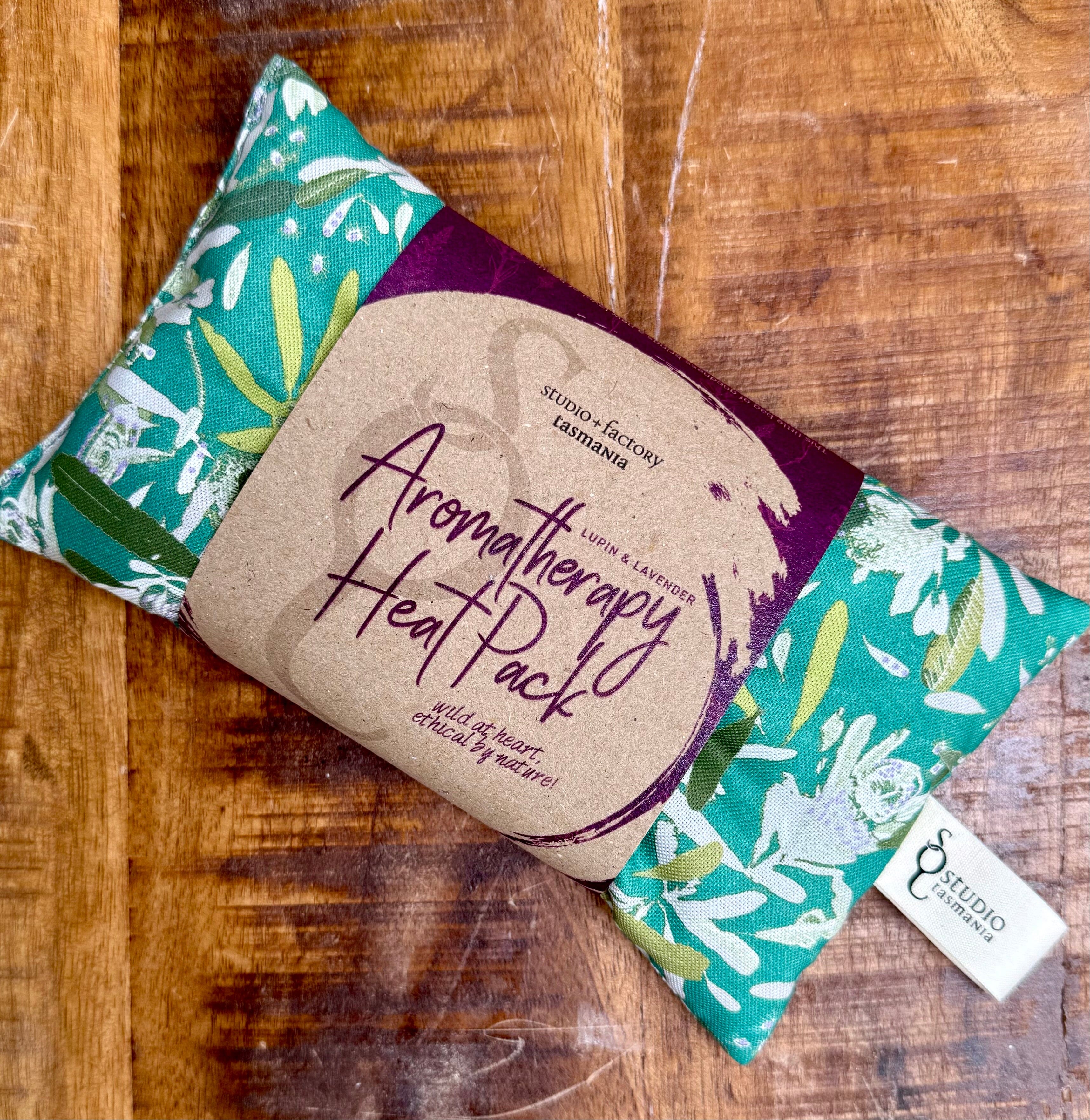Aromatherapy Heat/Cold pack - Lupin & Lavender Heating Pads The Spotted Quoll Single Small Sage Bush Craft 
