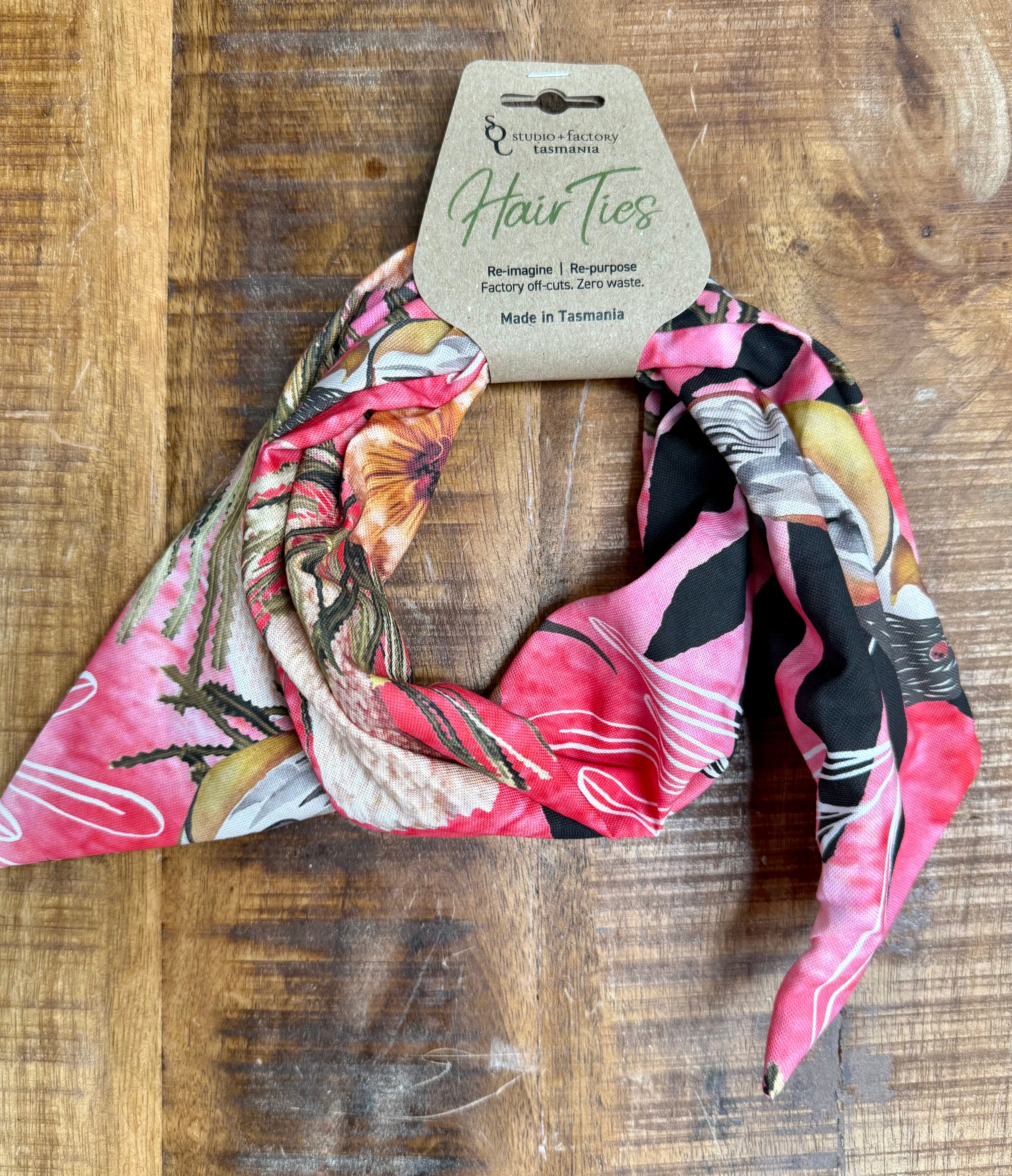Wire Hair Scarf/Headband Hair Accessories The Spotted Quoll Pink Summer Bouquet 