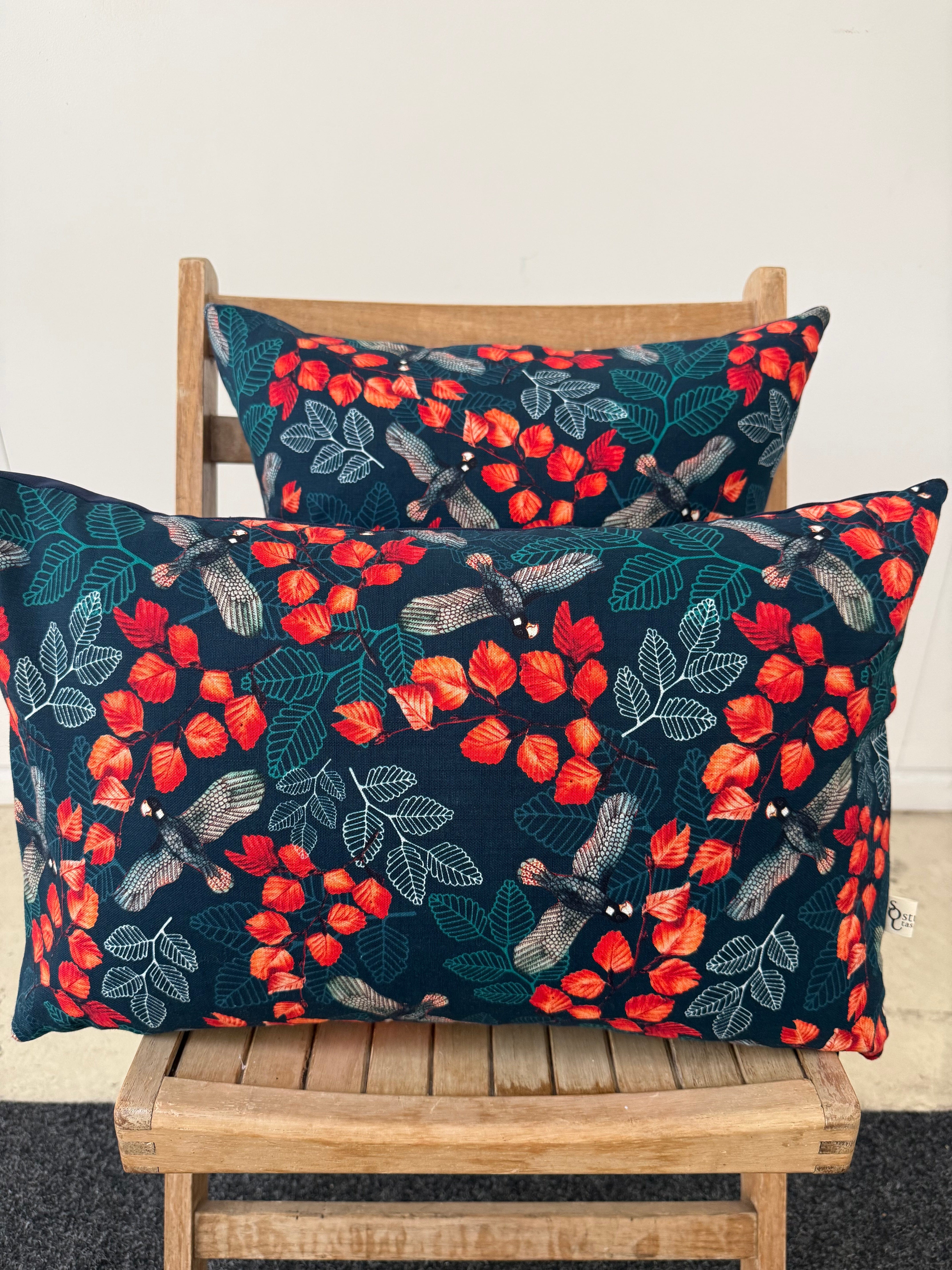 2 Pack Organic Linen/Hemp Cushions - Turning Fagus Cushions The Spotted Quoll 