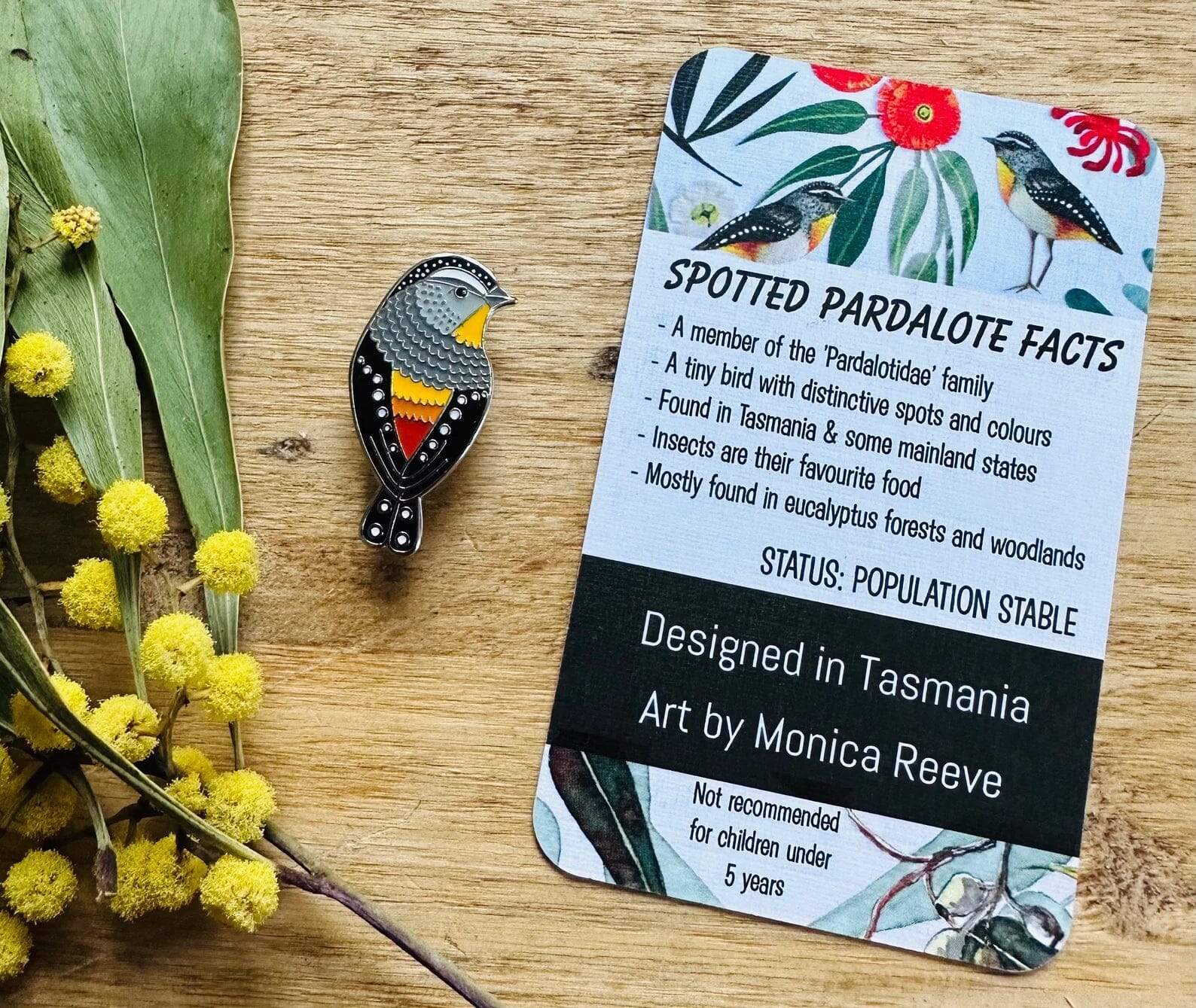 Tasmanian Enamel Pins by Pigment brooch Pigment 