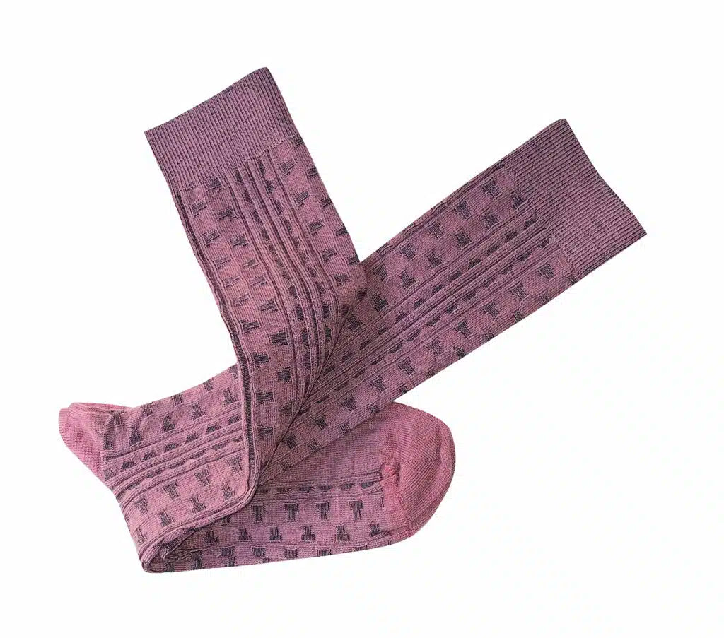 'Industry' Merino Socks - Tightology socks Tightology Pink 