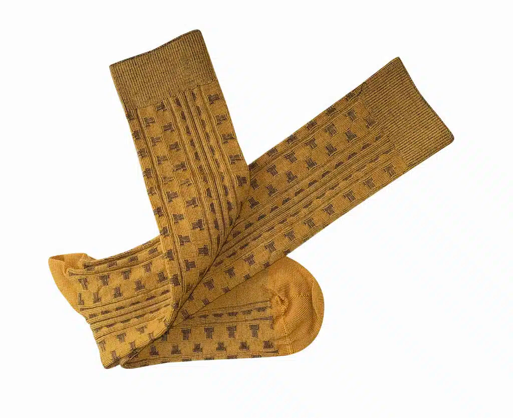 'Industry' Merino Socks - Tightology socks Tightology Mustard 