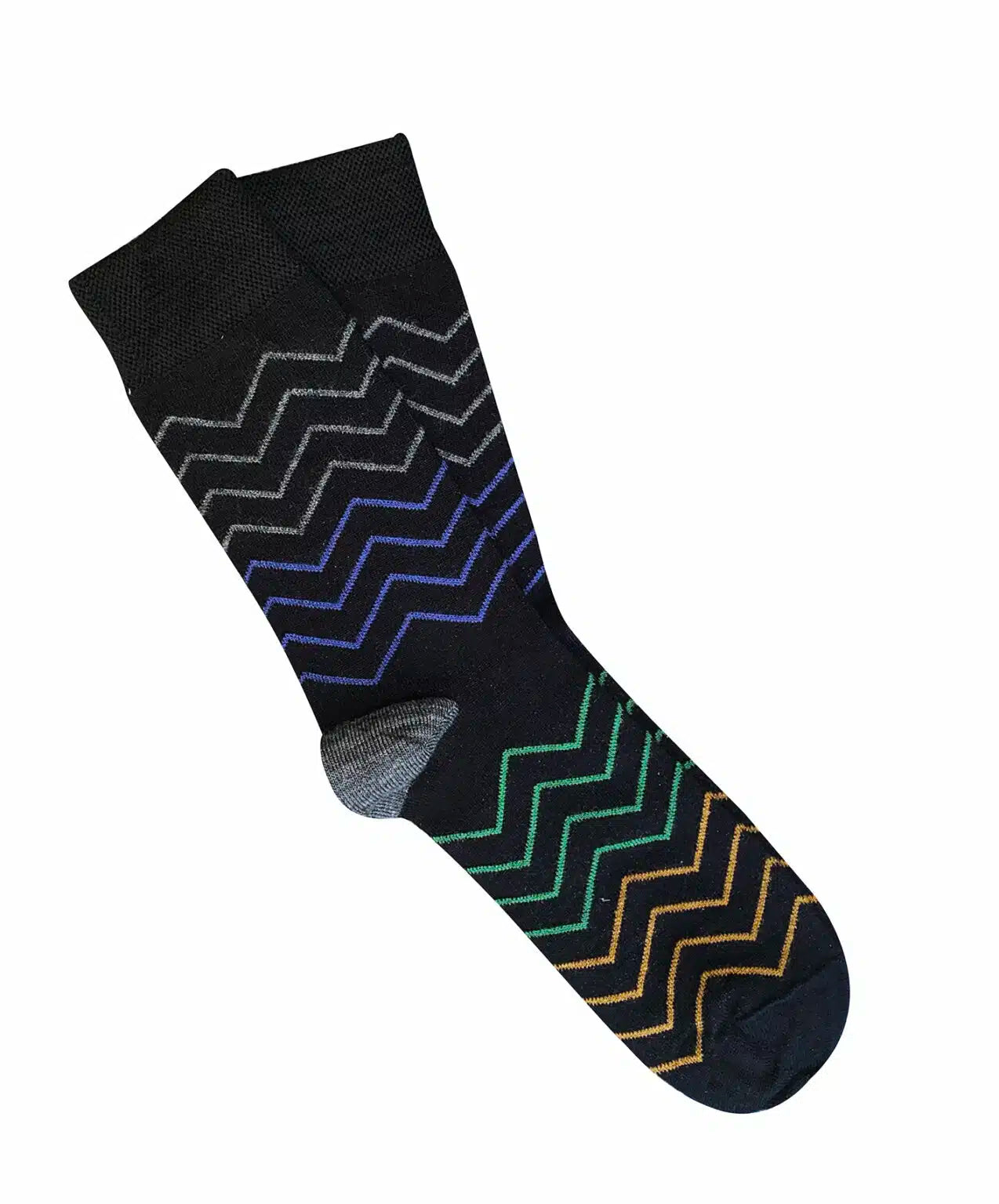 'Waves' Merino Socks - Tightology socks Tightology Black 