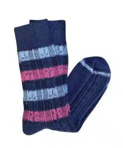 'Chunky Cable' Merino Socks - Tightology socks Tightology Blue 