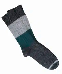 'Chunky Rib' Merino Socks - Tightology socks Tightology Charcoal 