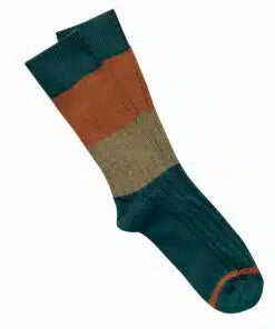 'Chunky Rib' Merino Socks - Tightology socks Tightology Green 