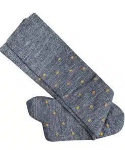 ‘Dotty’ Merino Socks - Tightology socks Tightology Grey/Mustard 