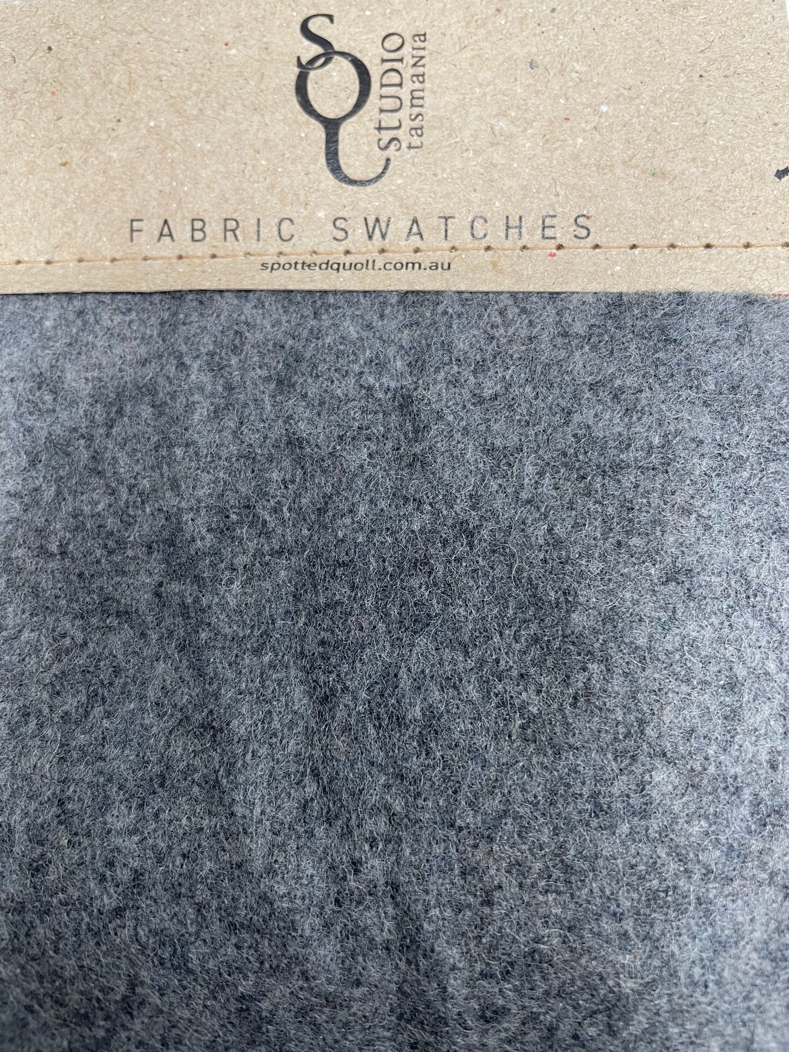 Organic Wool Felt Bean Chair Bean bags The Spotted Quoll Studio Storm & Natural Stitch 