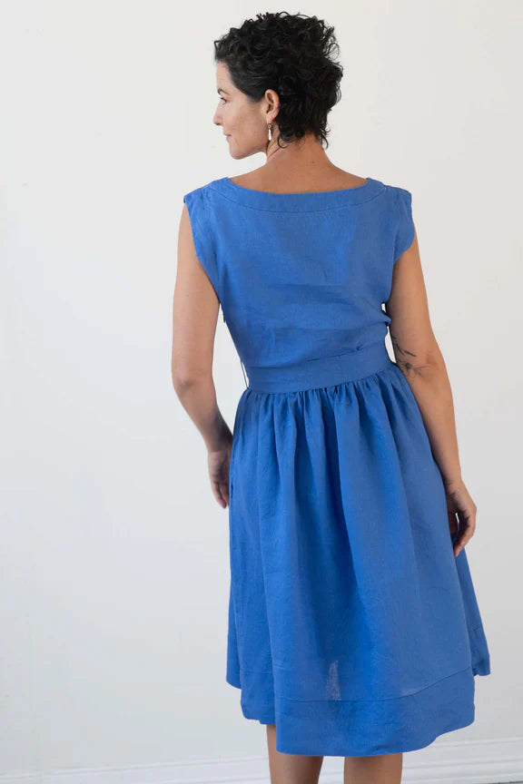 Jane Dress in Lapis Blue - Lazybones Australia Dress lazy bones 