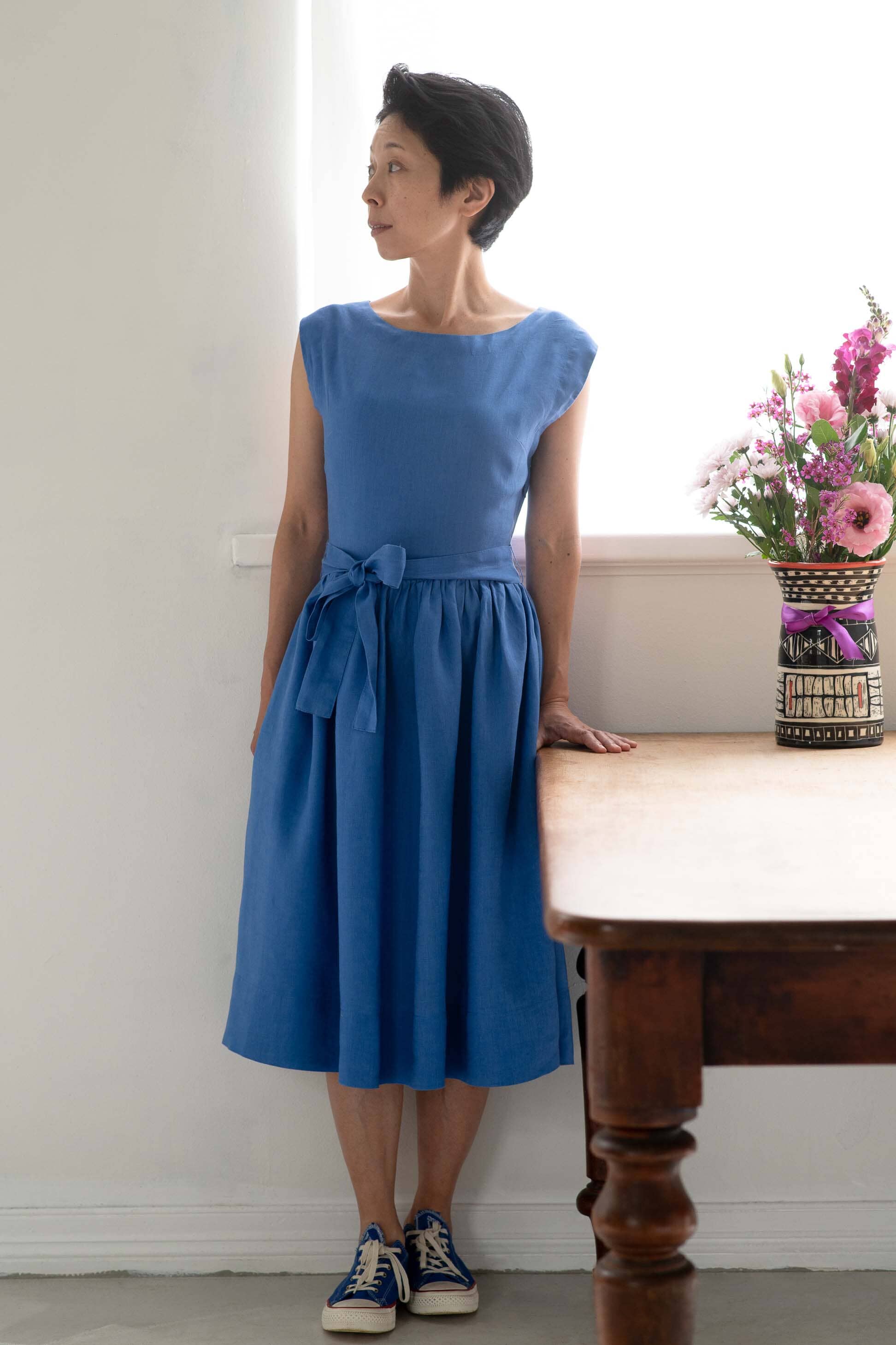 Jane Dress in Lapis Blue - Lazybones Australia Dress lazy bones 