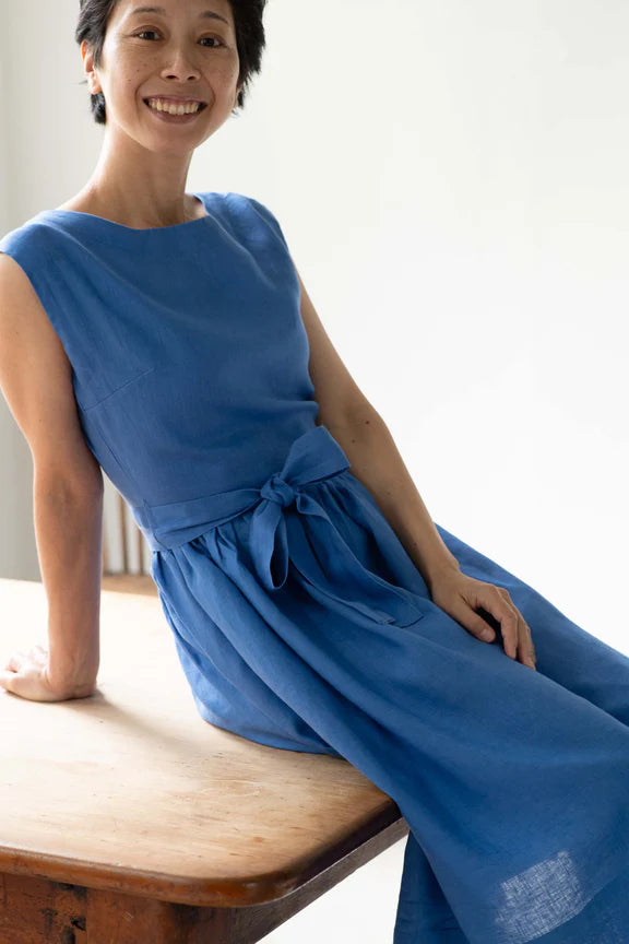 Jane Dress in Lapis Blue - Lazybones Australia Dress lazy bones 