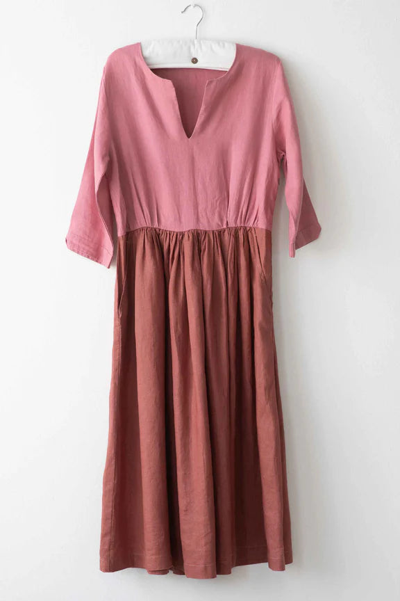 Michaela Dress in Copper - Lazybones Australia Dress lazy bones XS 