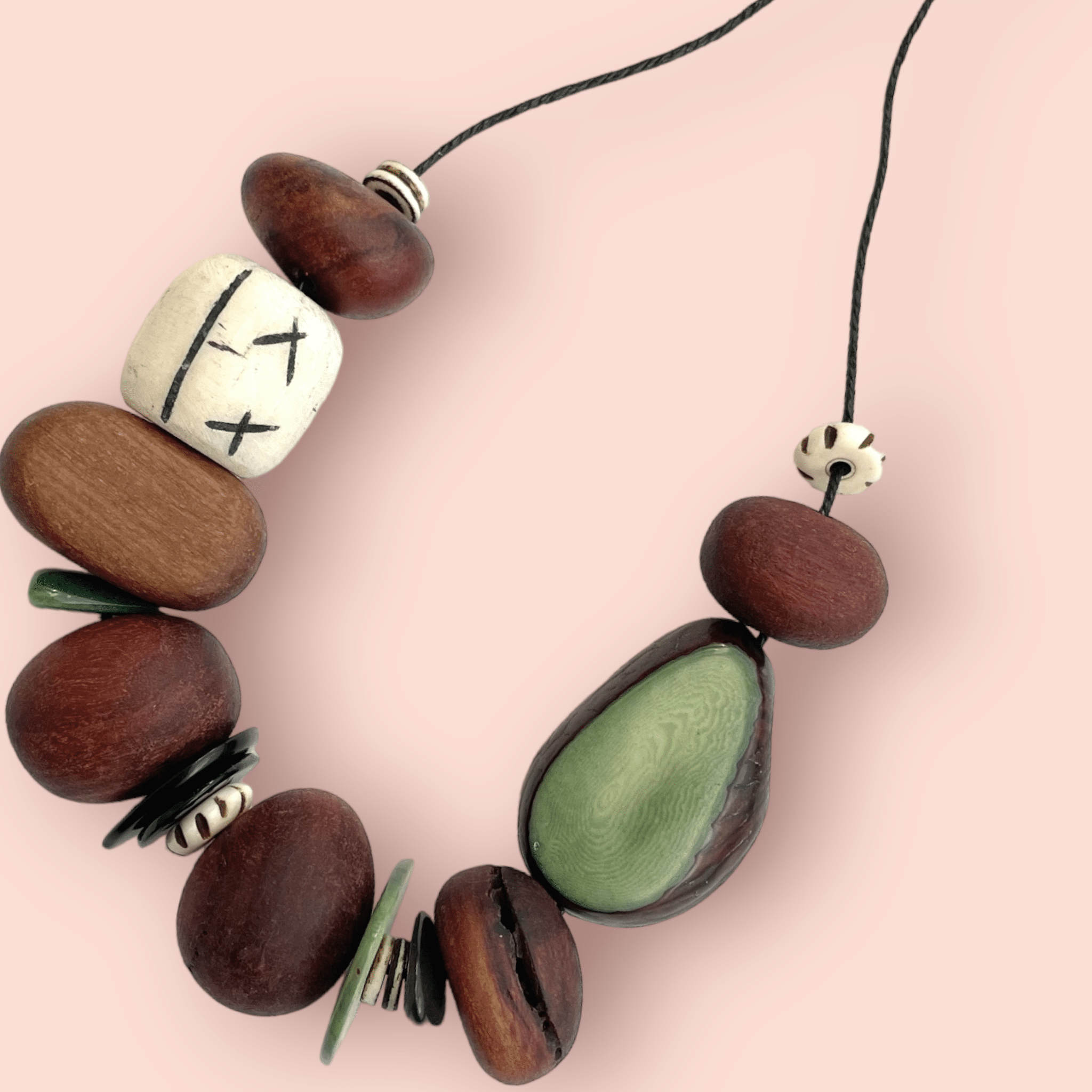 Eco Beads Necklaces - Fruit Loot Eco Beads The Spotted Quoll Juniper 