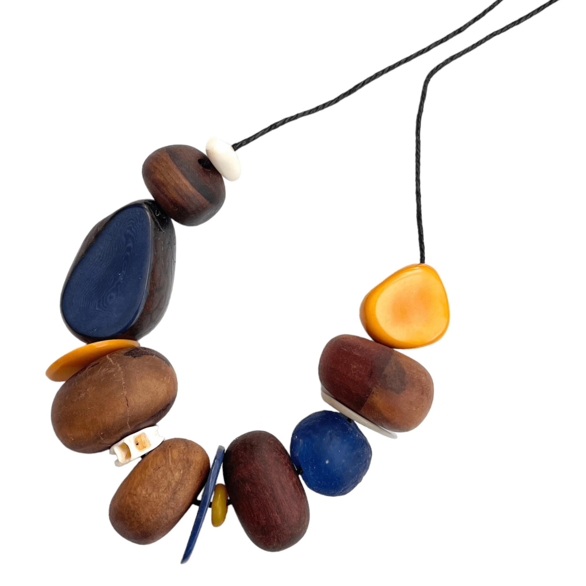 Eco Beads Necklaces - Fruit Loot Eco Beads The Spotted Quoll Marigold 