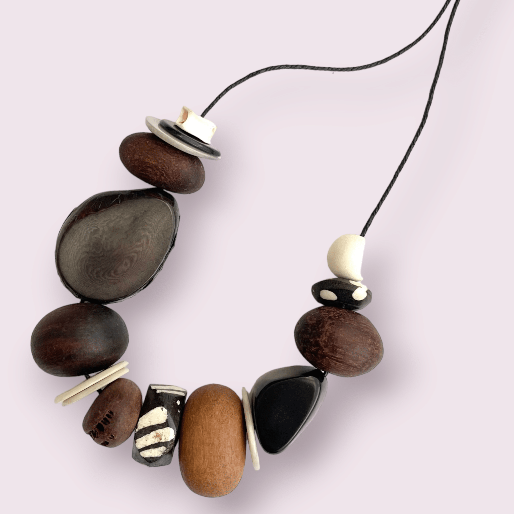 Eco Beads Necklaces - Fruit Loot Eco Beads The Spotted Quoll Shadow 