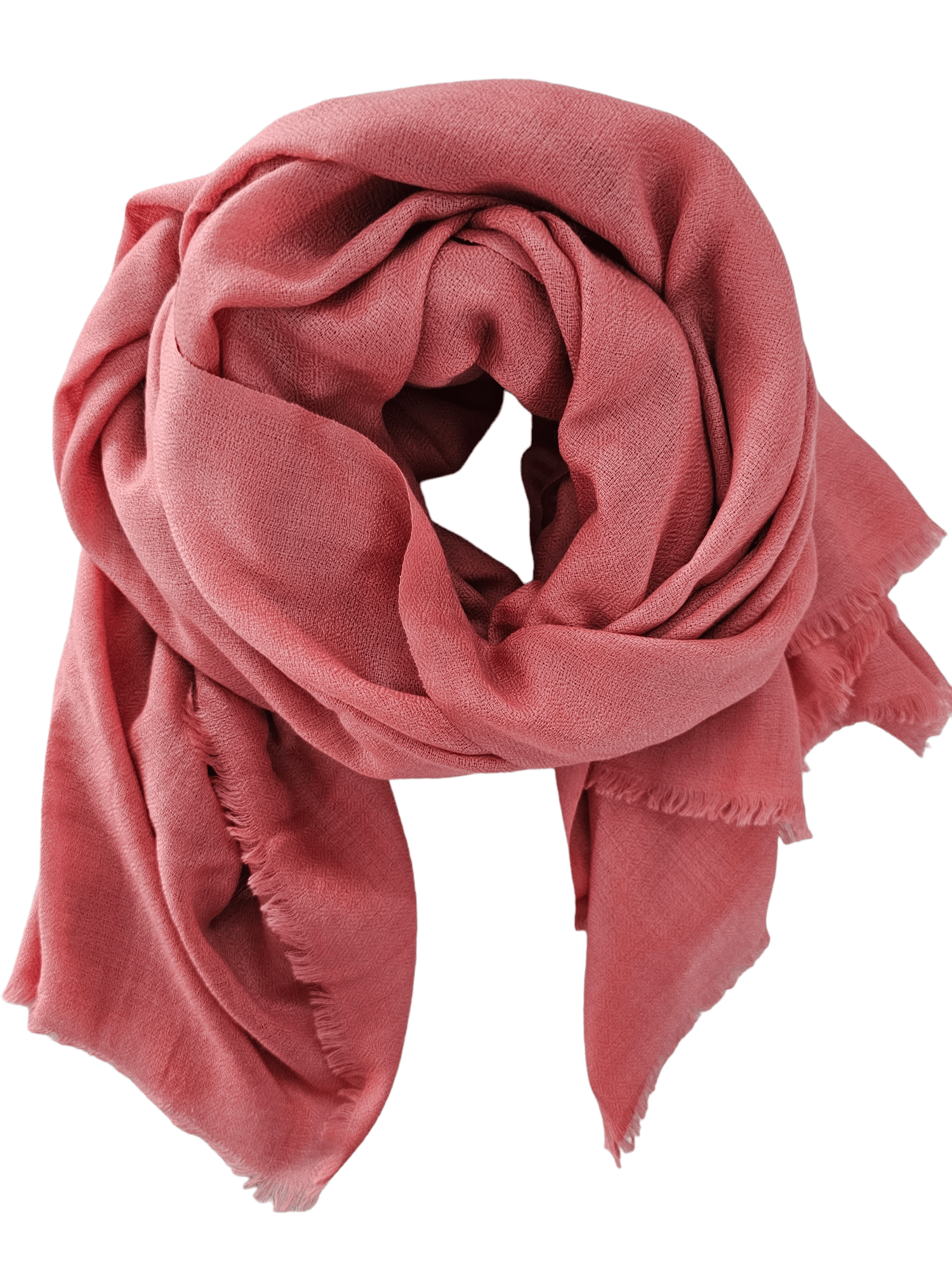 Organic Cashmere Pashmina Scarf The Spotted Quoll Brick Dust 
