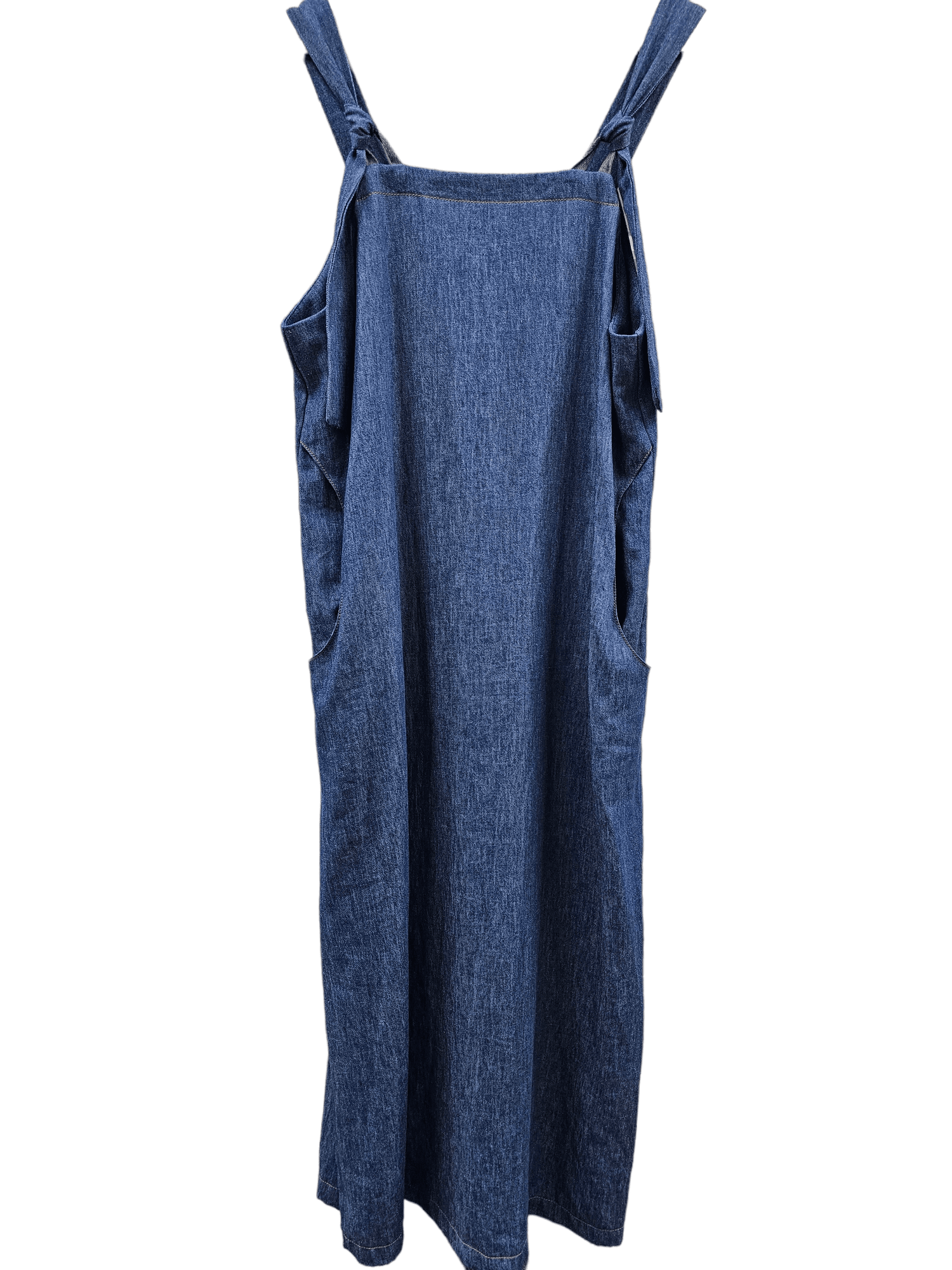 Maxi Apron Pinni - Organic Denim - Staple Dresses The Spotted Quoll 