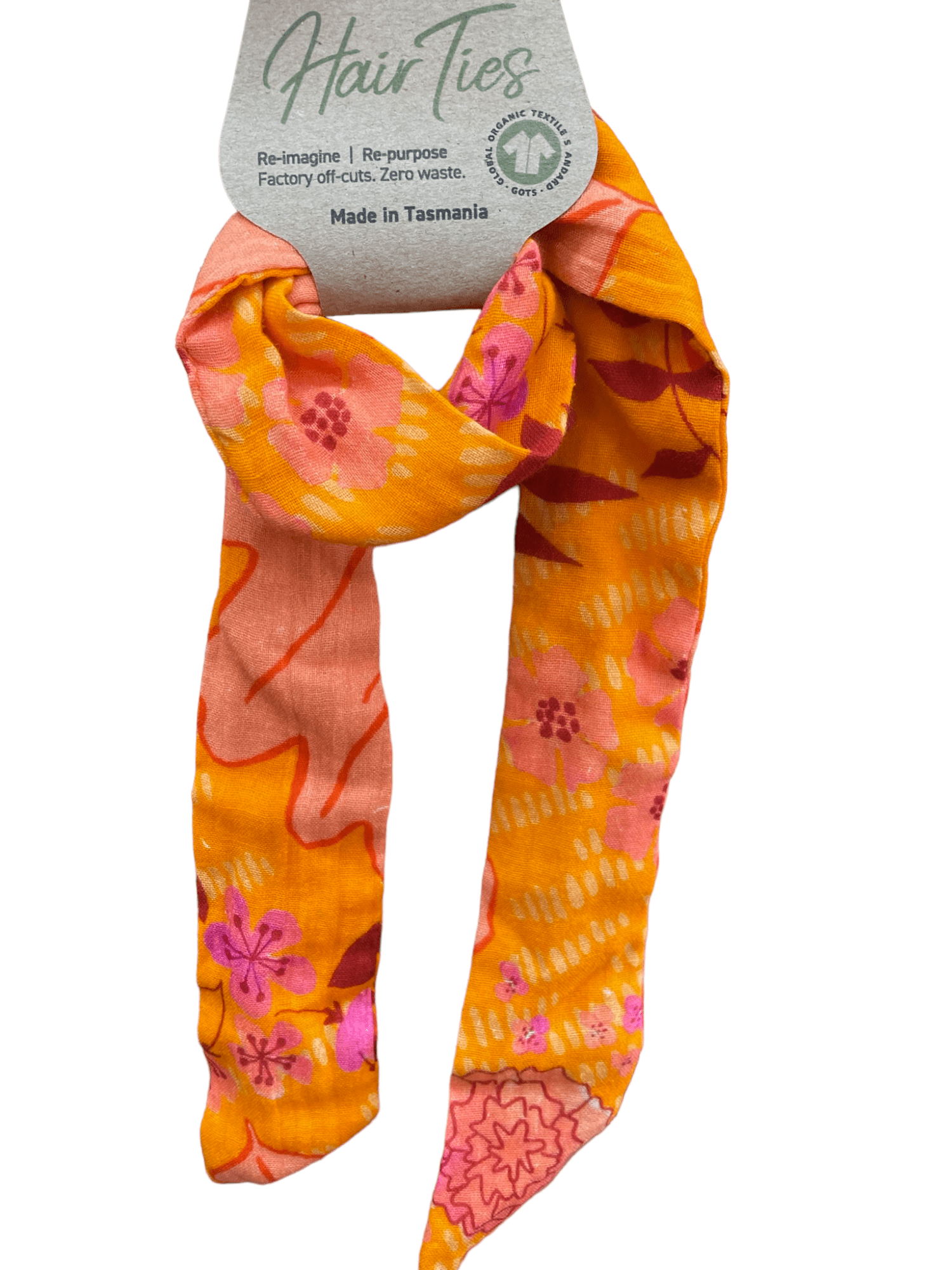 Re-imagine Hair Ribbon Hair Accessories The Spotted Quoll Organic Cotton Summer Garden 