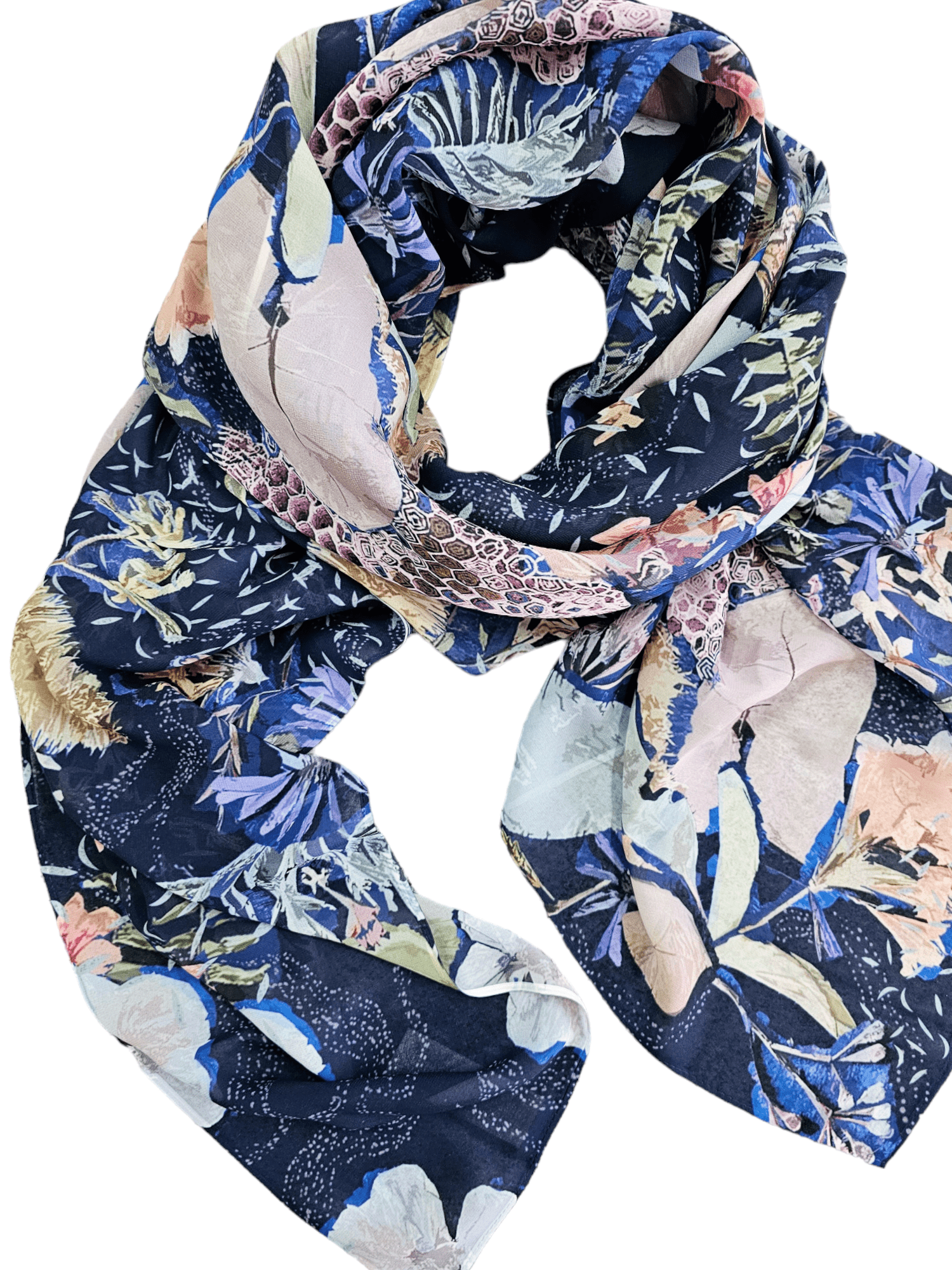 Silken Chic Scarves - No Bee No Me Scarf The Spotted Quoll Studio 