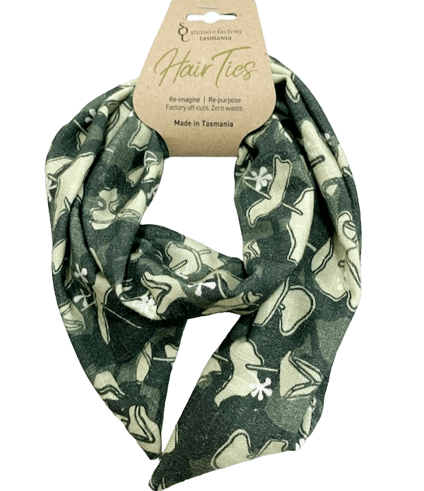 Wire Hair Scarf/headband Hair Accessories The Spotted Quoll Organic Hemp/Linen Risdonii 