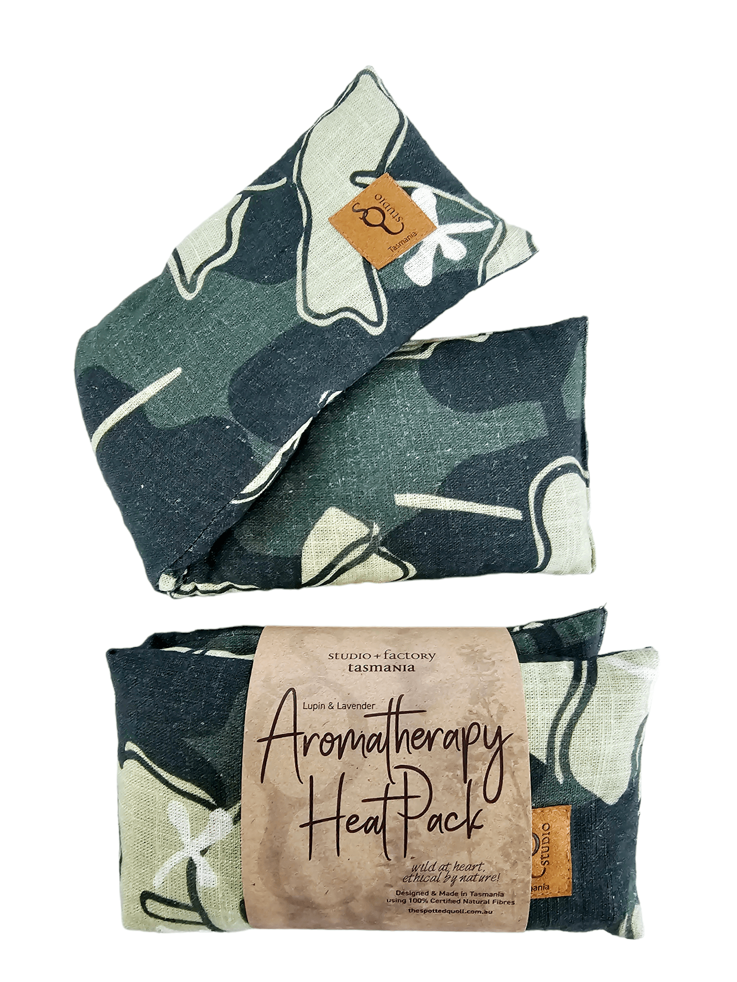 Aromatherapy Heat/Cold pack - Lupin & Lavender Heating Pads The Spotted Quoll Long Eucalyptus Risdonii 