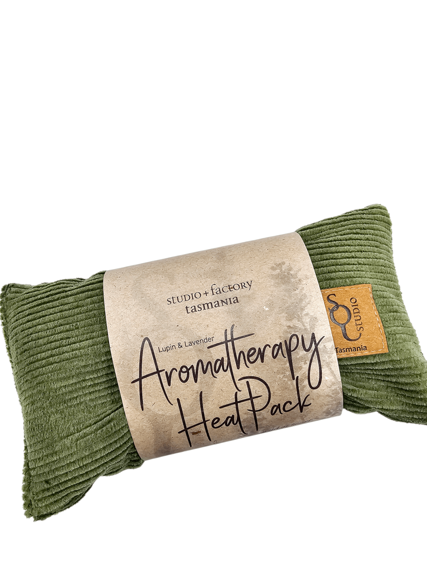 Aromatherapy Heat/Cold pack - Lupin & Lavender Heating Pads The Spotted Quoll Single Small Moss Corduroy 