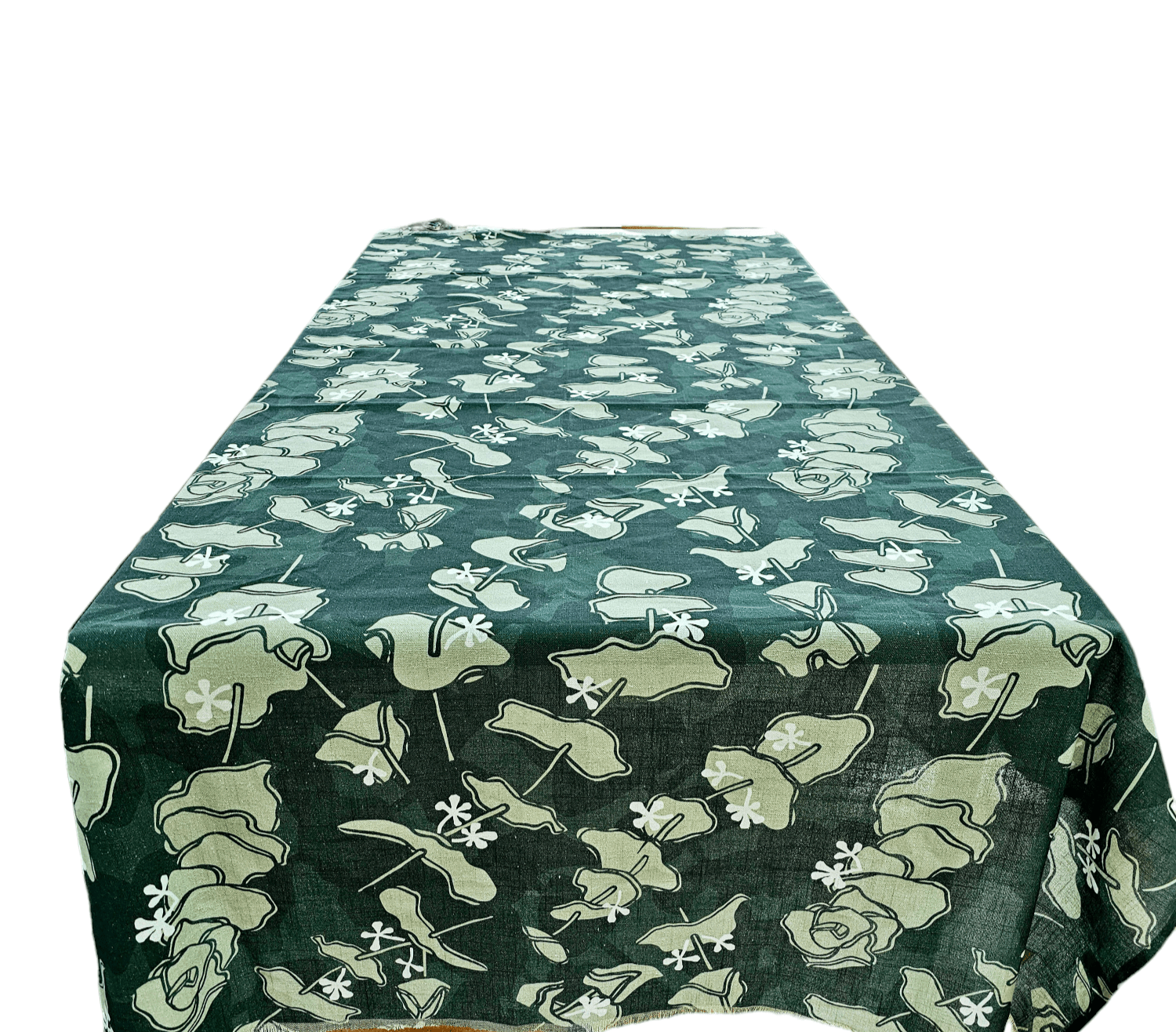 Organic Linen Table Cloth - Risdonii Eucalyptus table cloth The Spotted Quoll 